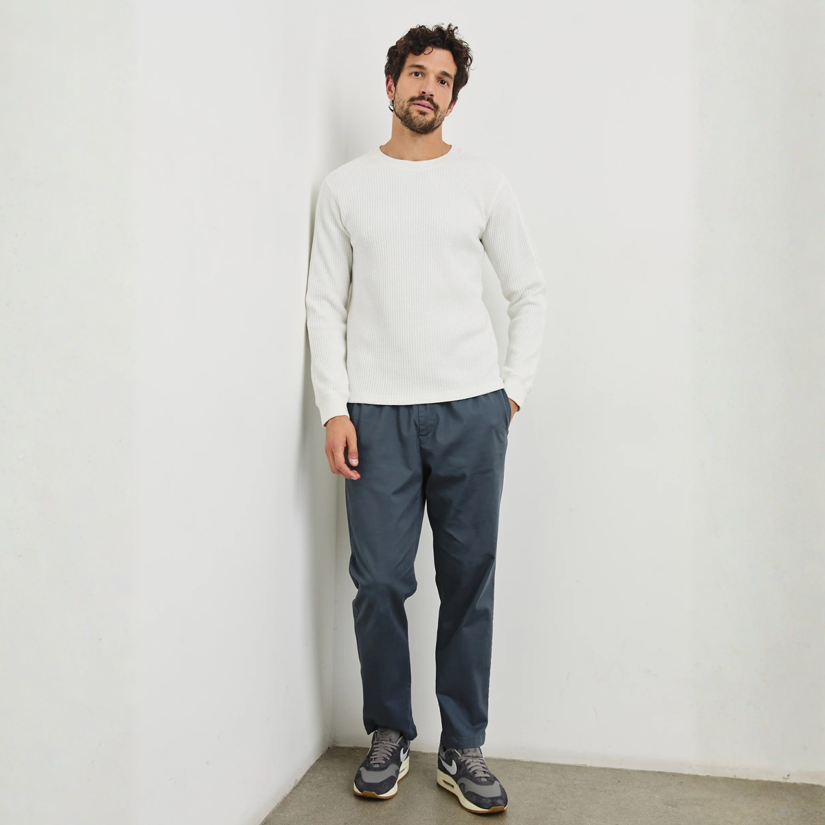 Rails Mens Wade in White- White