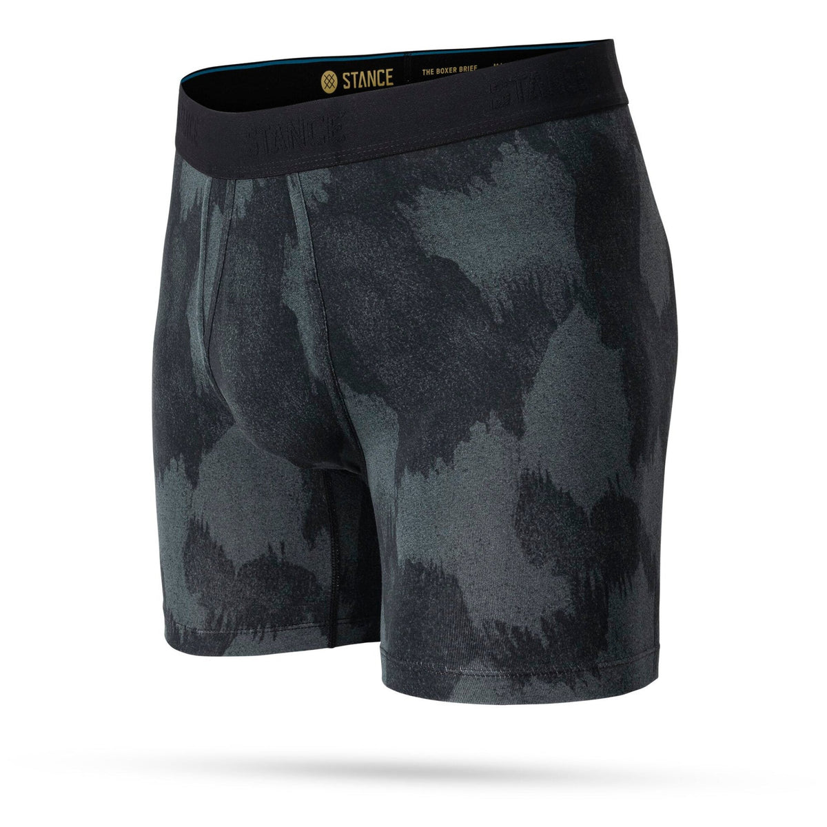 Stance Mens Watercolor Dye Boxer Brief Underwear - Green