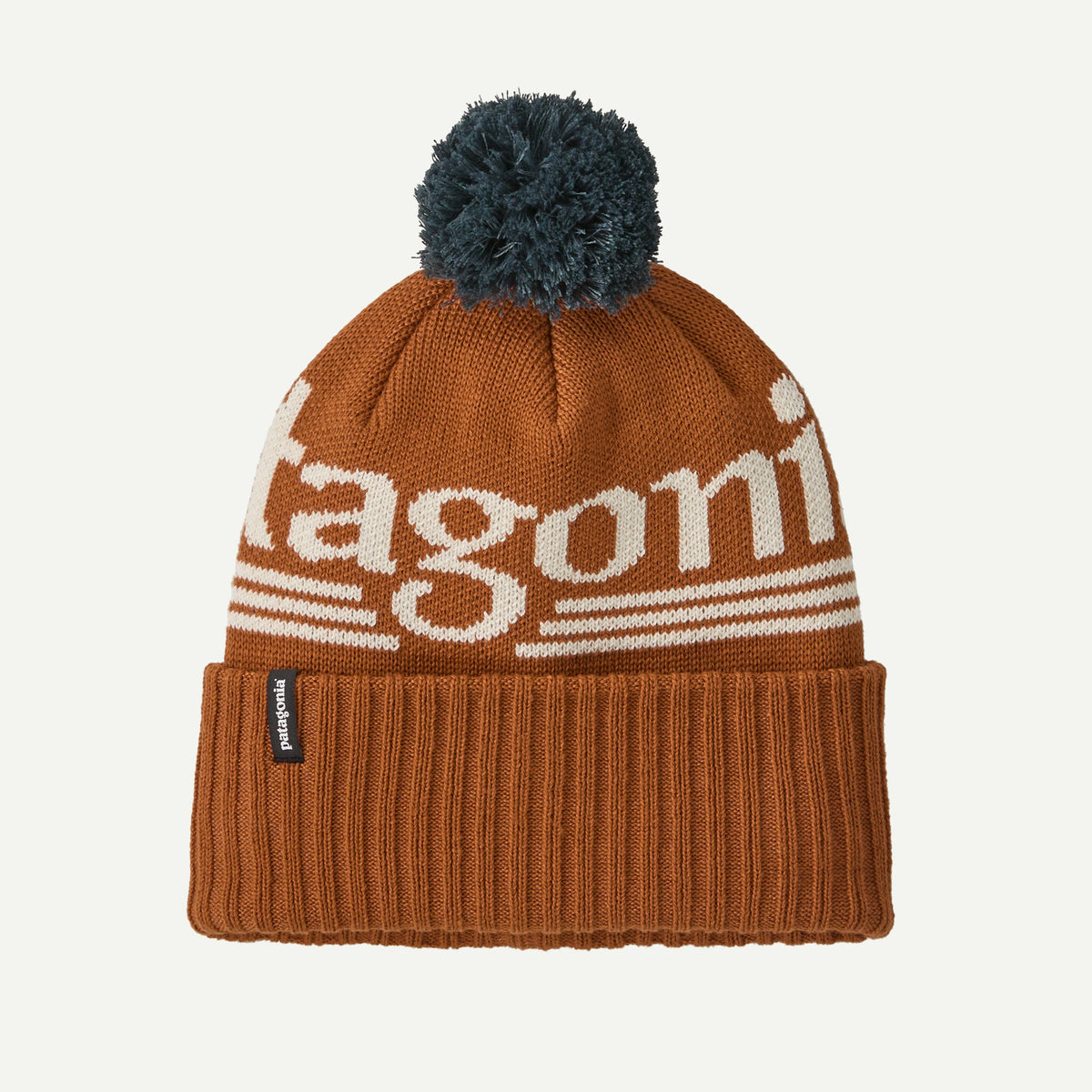 Patagonia PATAGONIA Powder Town Beanie - HLCI_Hut Tripper Logo: Cinnamon Brown