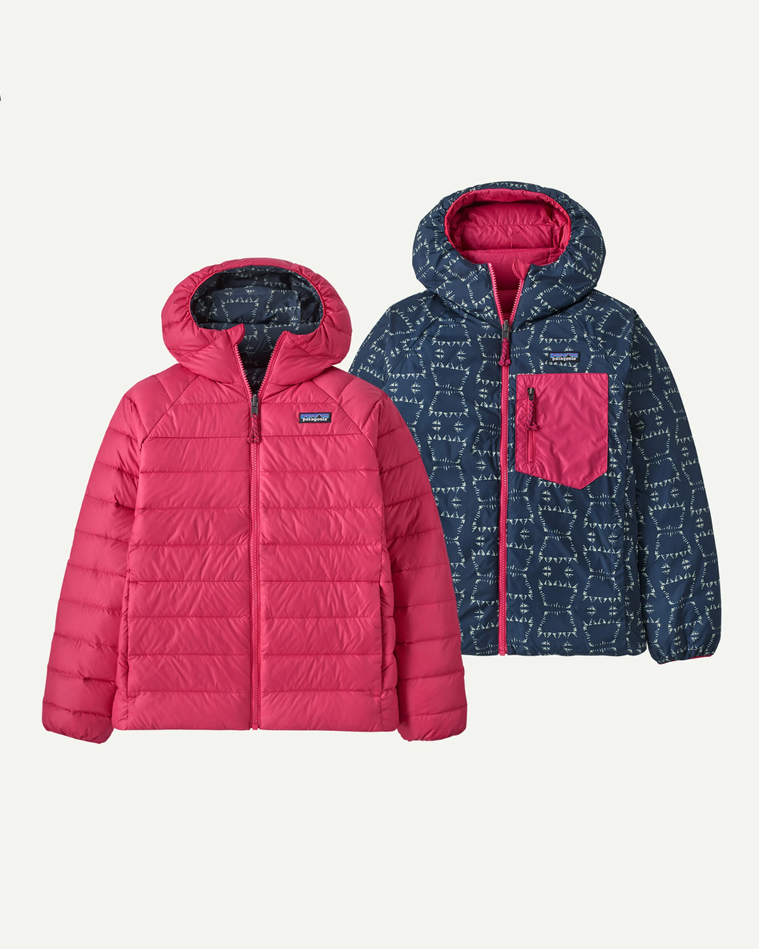 Kids Reversible Down Sweater Hoody