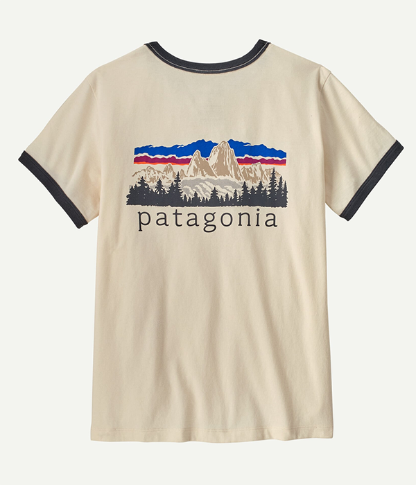Womens Fitz Roy Foothills Ringer Tee
