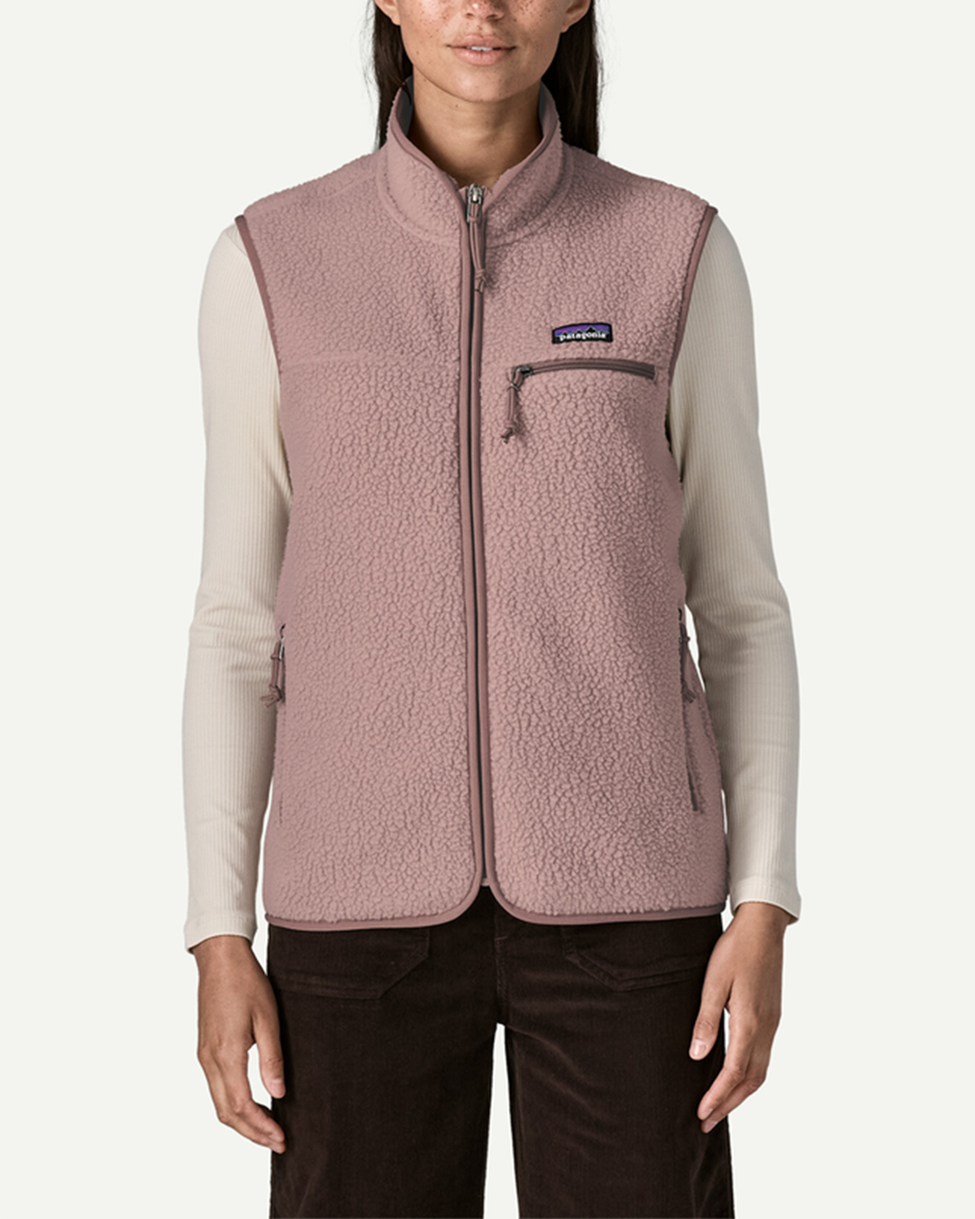 Womens Retro Pile Vest