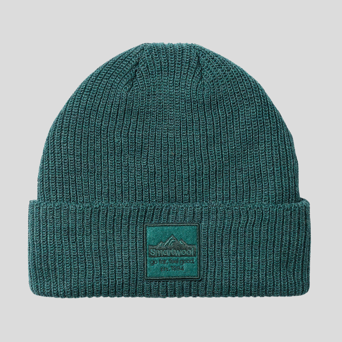 Smartwool Patch Beanie-Dusty Teal Heather