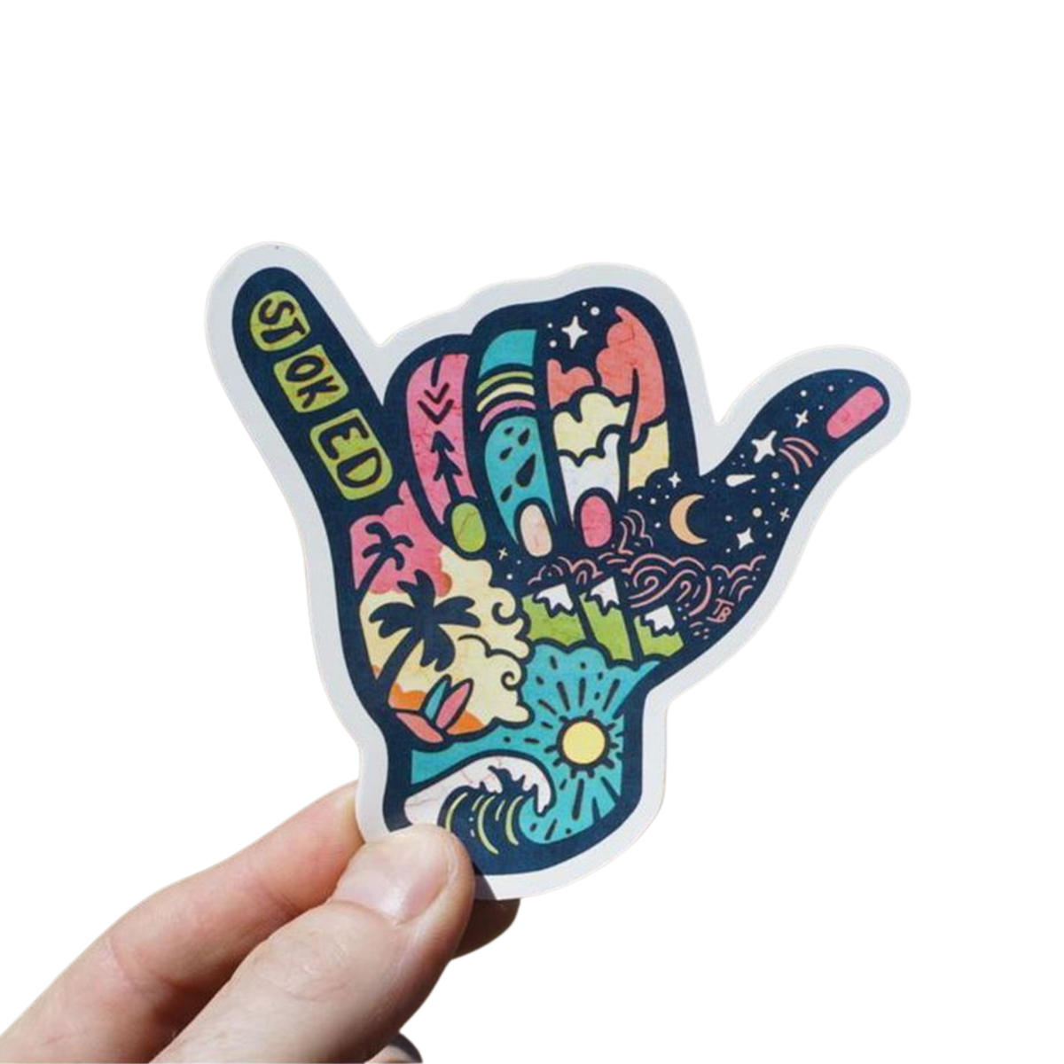 Liberty Mountain Sticker Art Stoked Sticker