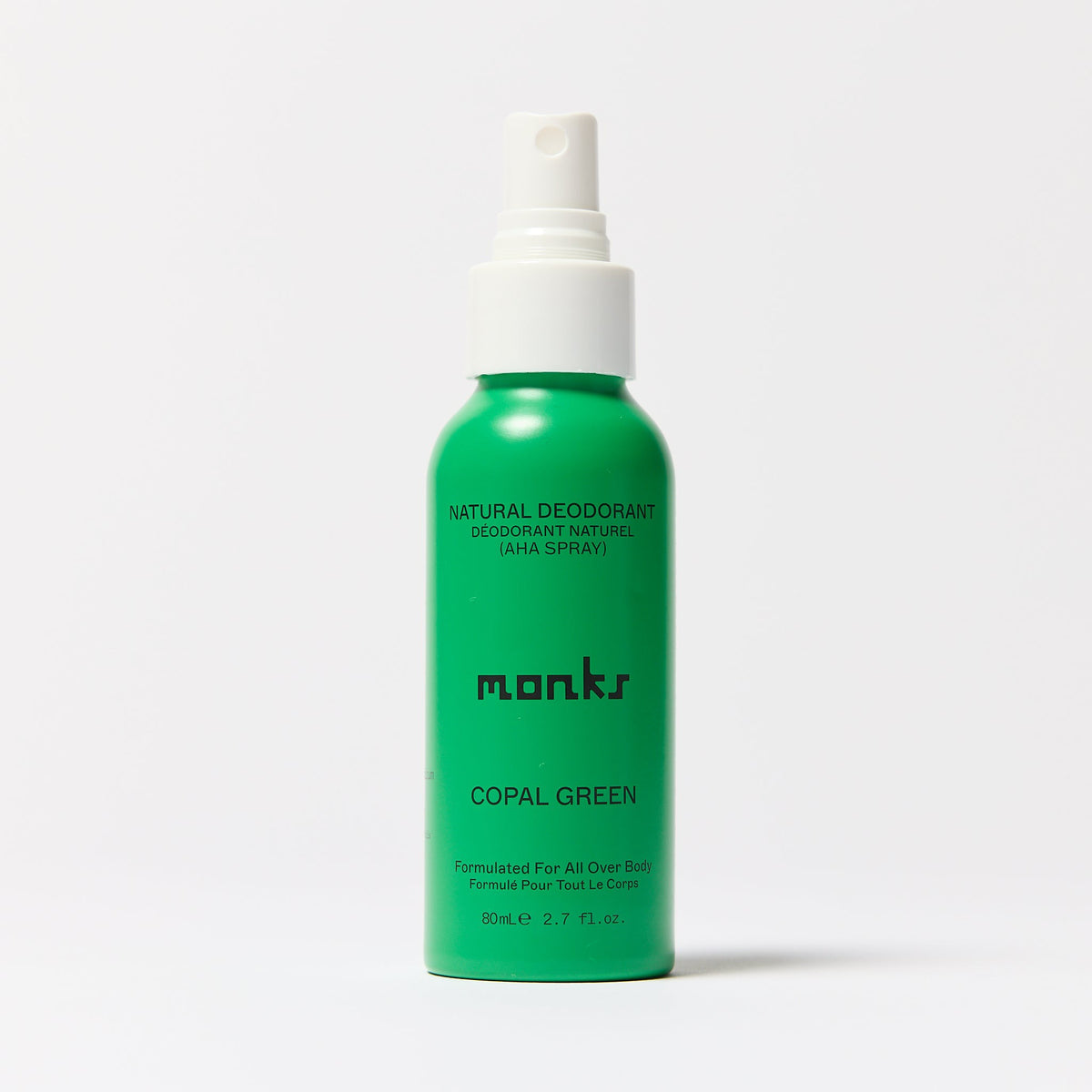 Monks Whole Body Natural Deodorant Spray – Copal Green - Copal Green
