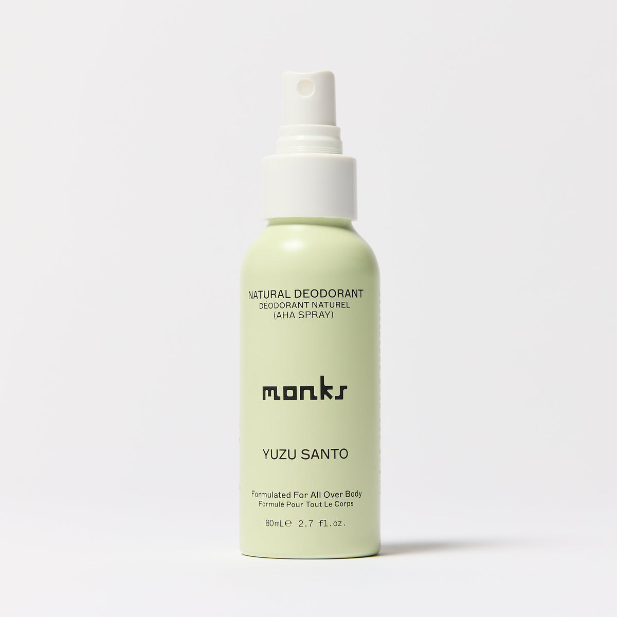 Monks Whole Body Natural Deodorant Spray - Yuzu Santo - Yuzu Santo