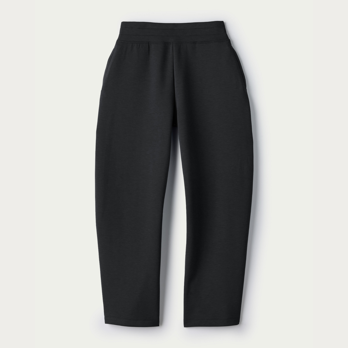 Rhone Womens Dreamglow Barrel Leg Pant in Pure Black Heather-Pure Black Heather