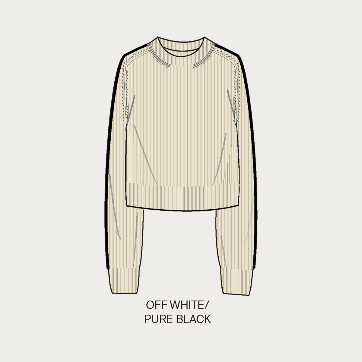 Rhone Womens Forever Sweater in Off White-Off White