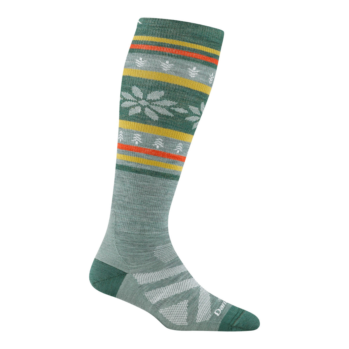 Darn Tough Vermont Womens Alpine OTC Lightweight-Seafoam