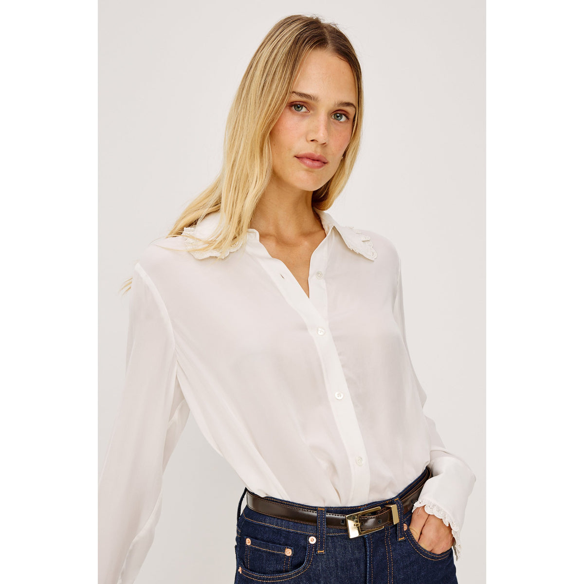 Rails Womens Beatrix Top in Ivory - Ivory