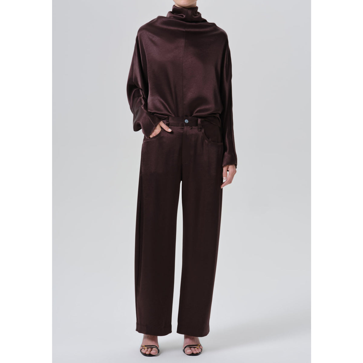 Citizens Of Humanity Womens Brynn Trouser in Espresso