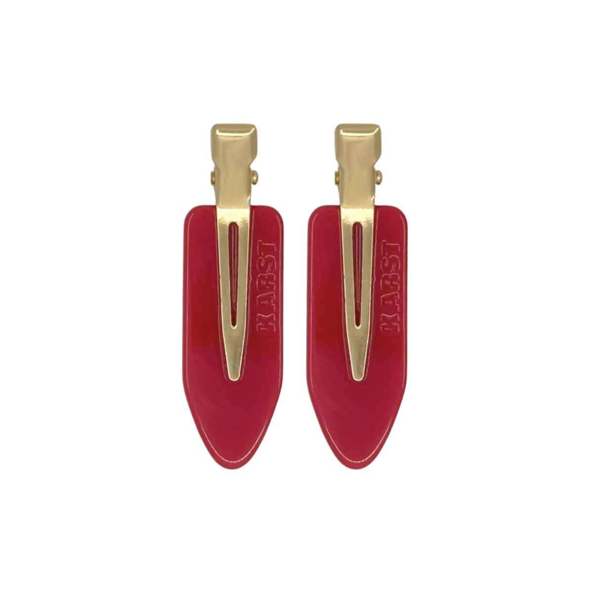 Karst Womens Creaseless Clips (Set of 2) รขโฌโ Maraschino-Maraschino