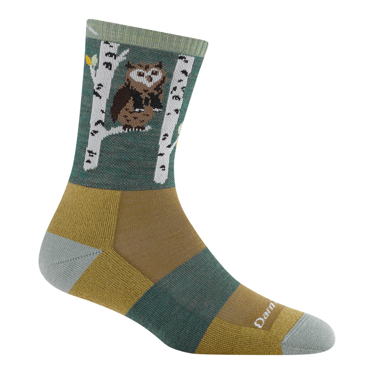 Darn Tough Vermont Womens Critter Club Micro Crew Lightweight With Cushion