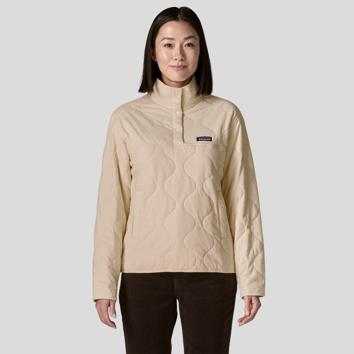 Patagonia Womens Daily Quilted Snap-T P/O F26-Natural