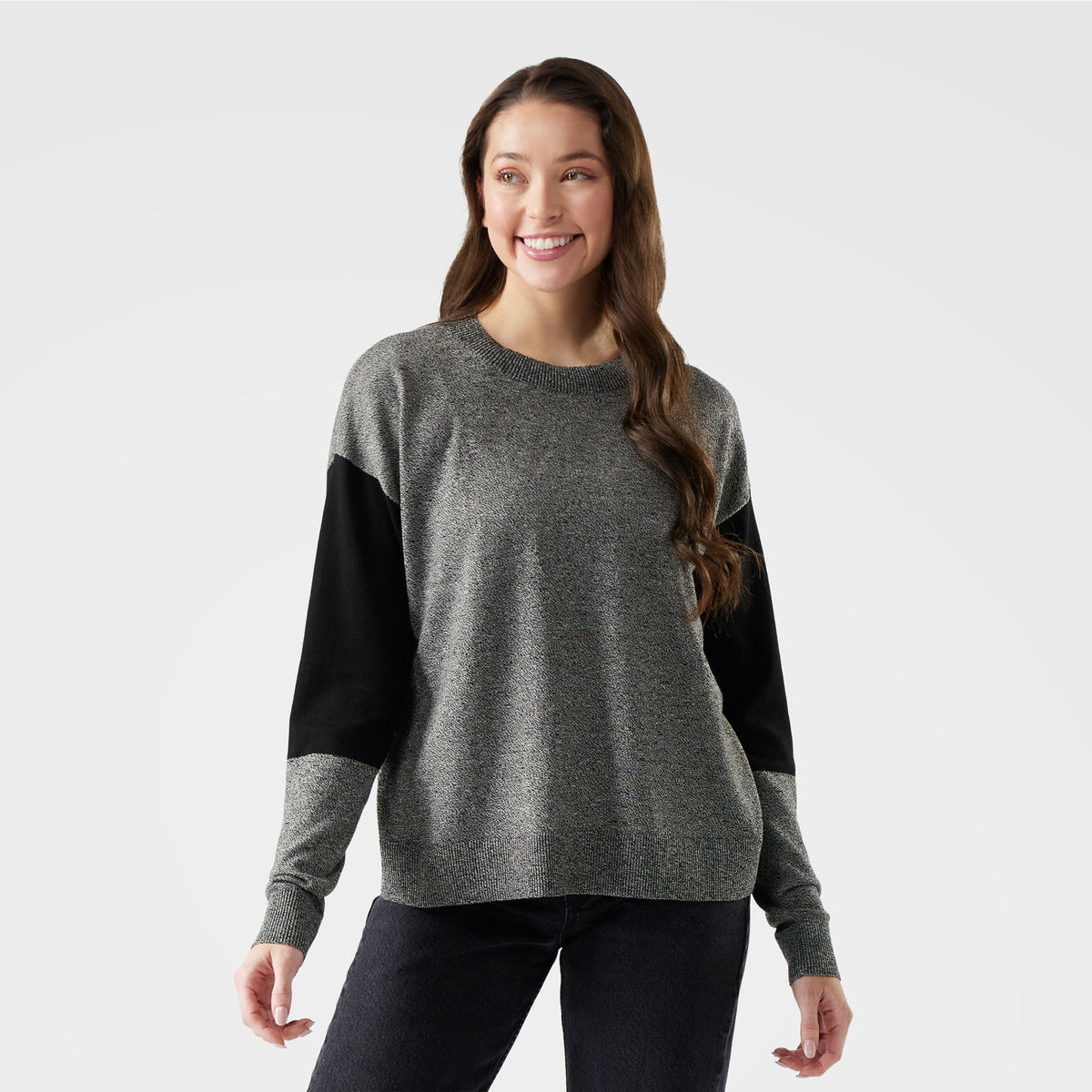 Smartwool Womens Edgewood Crew Sweater F26-Black