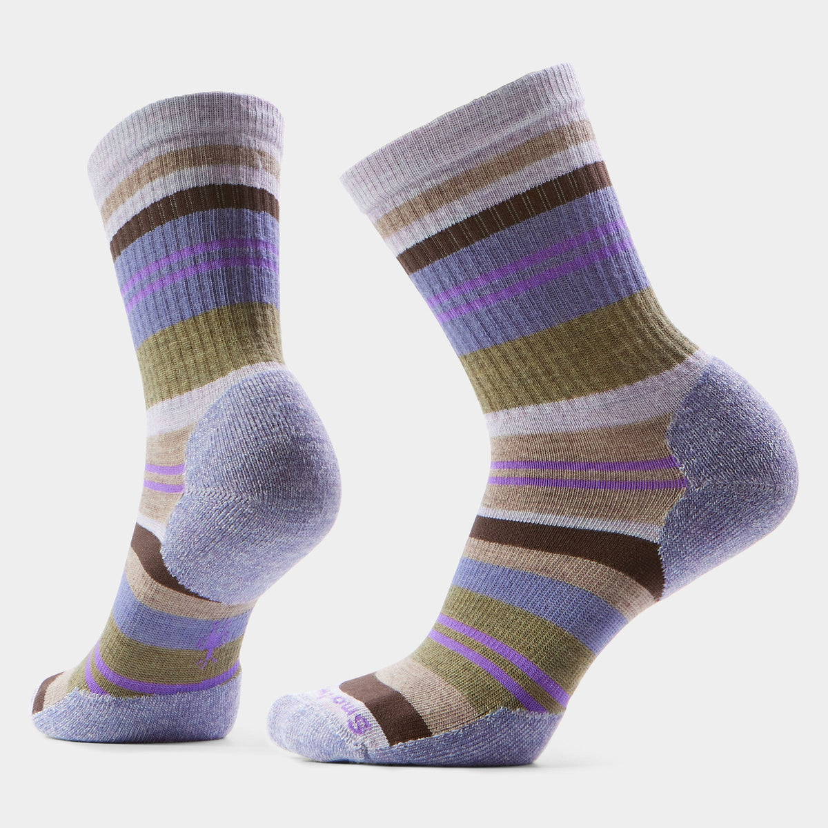 Smartwool Womens Everyday Saturnsphere Crew Socks F26 - Purple Eclipse
