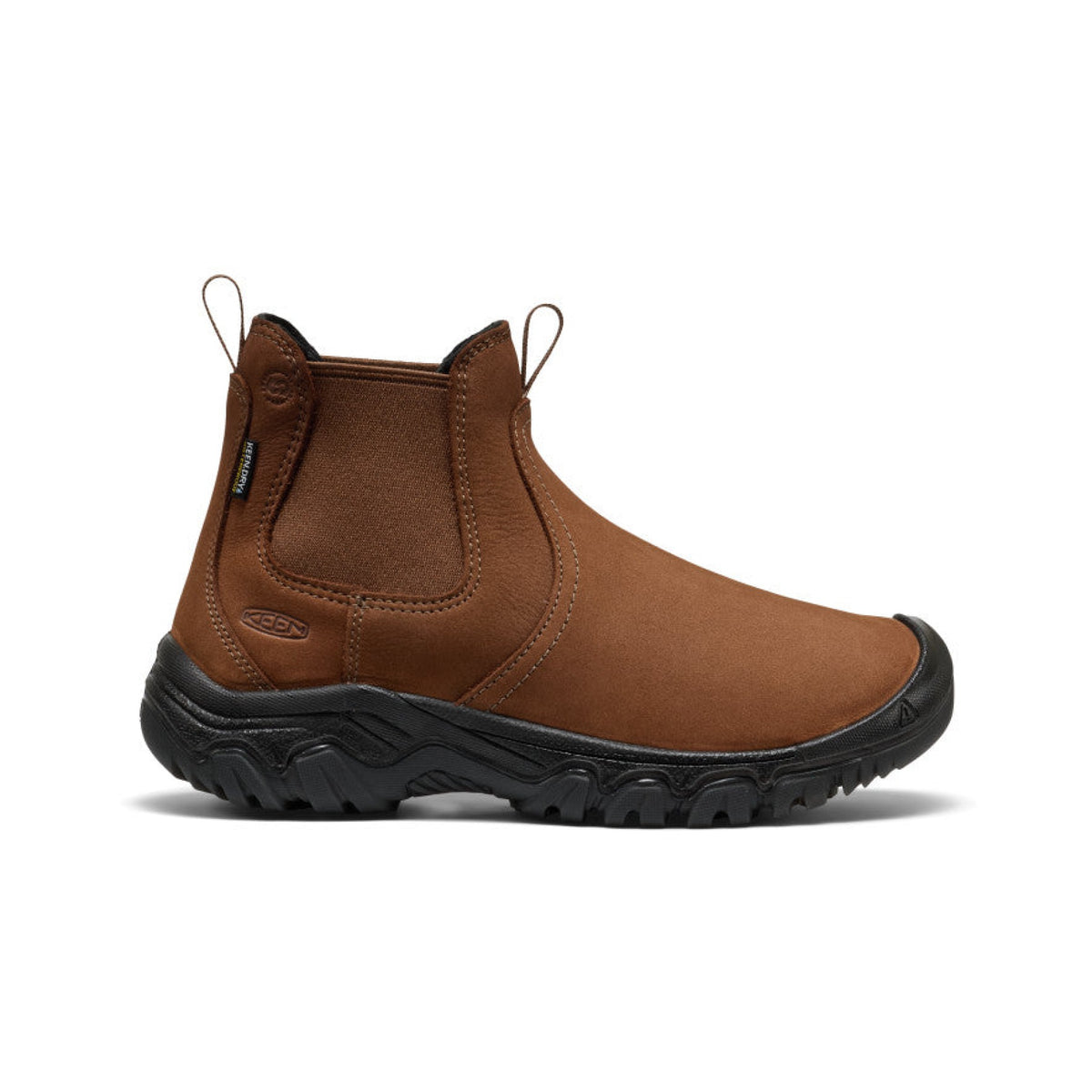 Keen Womens Greta Chelsea II WP in Bison/Black