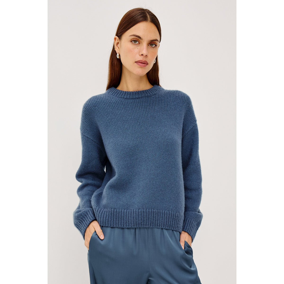 Rails Womens Helly Sweater in Atlantic - Atlantic