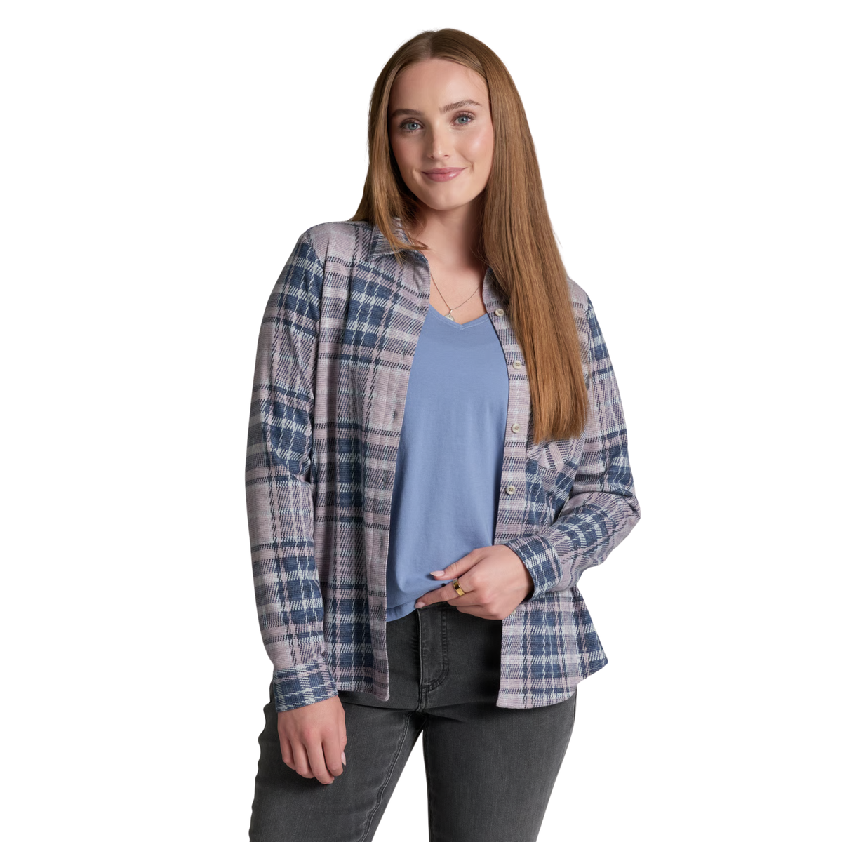 Kuhl Womens Innovatr Knit Flannel-Petal