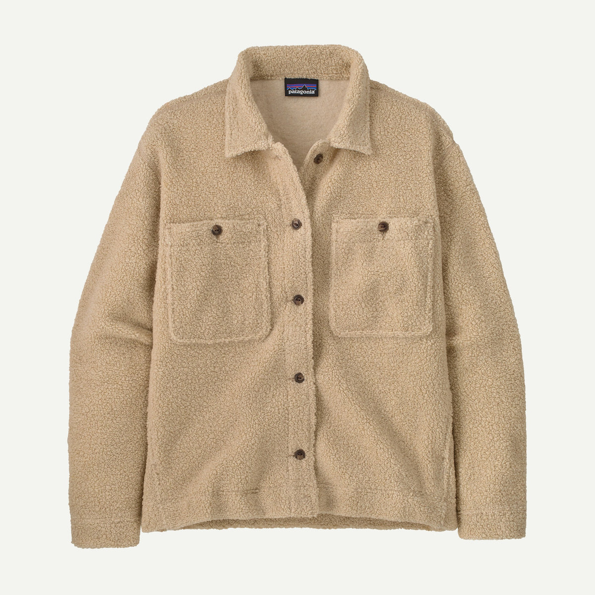 Patagonia Womens Reclaimed Sweater Shirt Jacket - DNAT_Dark Natural