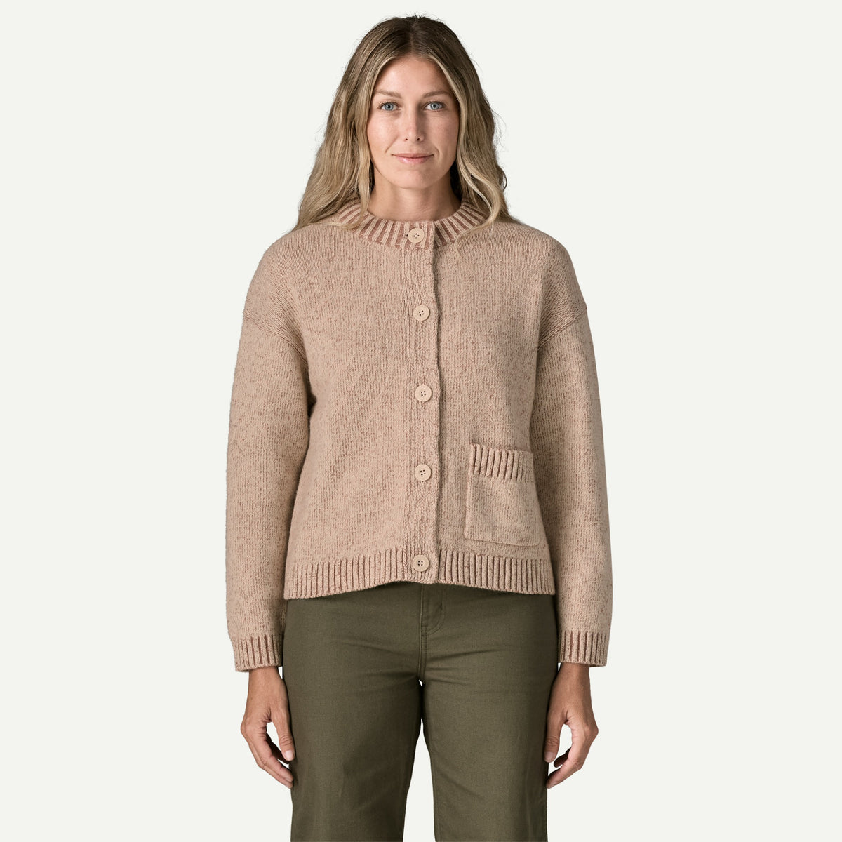Patagonia Womens Recycled Wool-Blend Sweater Jacket