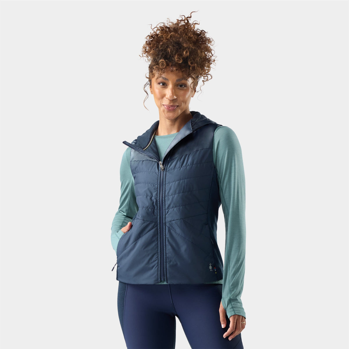 Smartwool Womens Smartloft Vest F26-Deep Navy