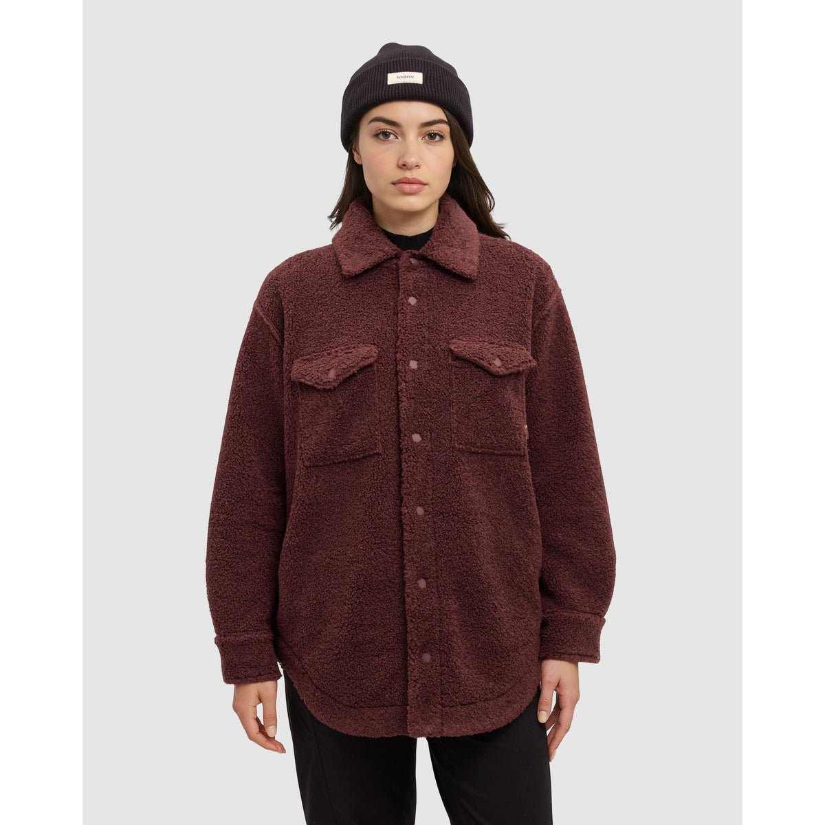 Tentree Womens Sunday Jacket - Red Chestnut/Red Chestnut