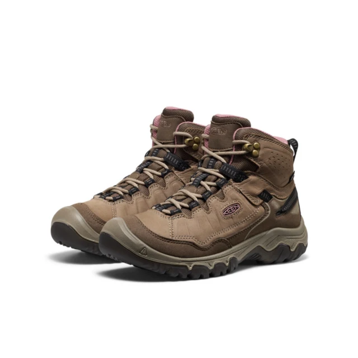Knee Womens Targhee IV MID WP in Brindle/Nostalgia Rose