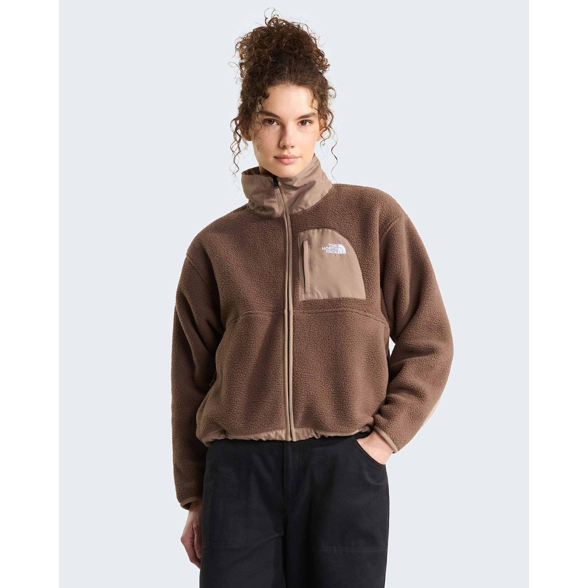 The North Face Womens Yumiori Off Peak Full Zip Jacket - Smokey Brown/Garnet