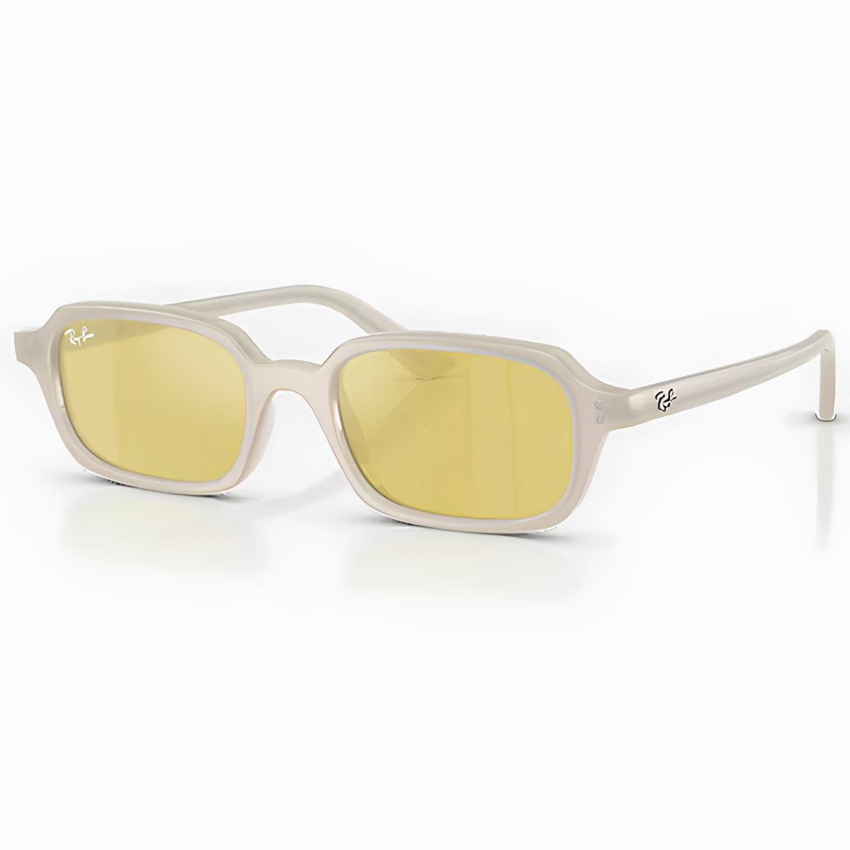 Rayban Zuri in Cloudy Warm White / Yellow Mirror Flash Gold-Cloudy Warm White / Yellow Mirror Flash Gold