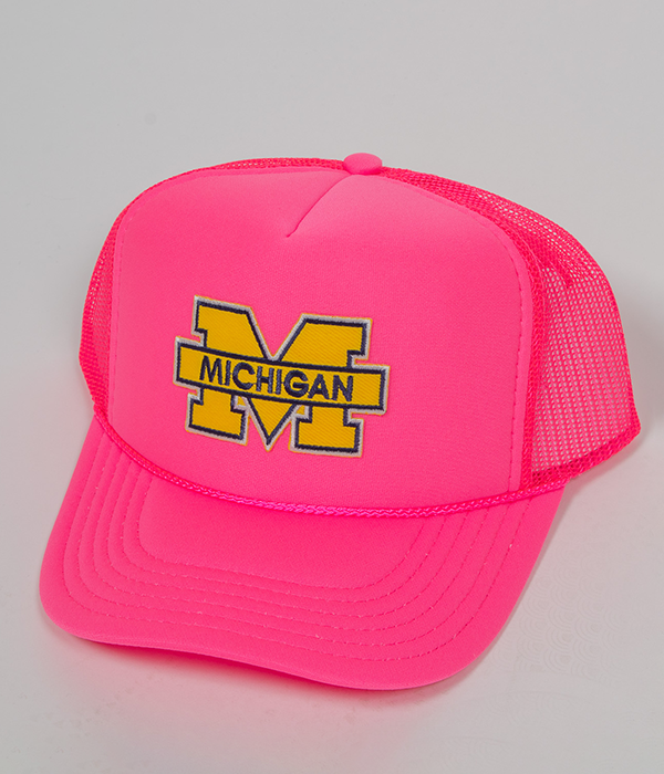 Michigan Block M Foam Trucker