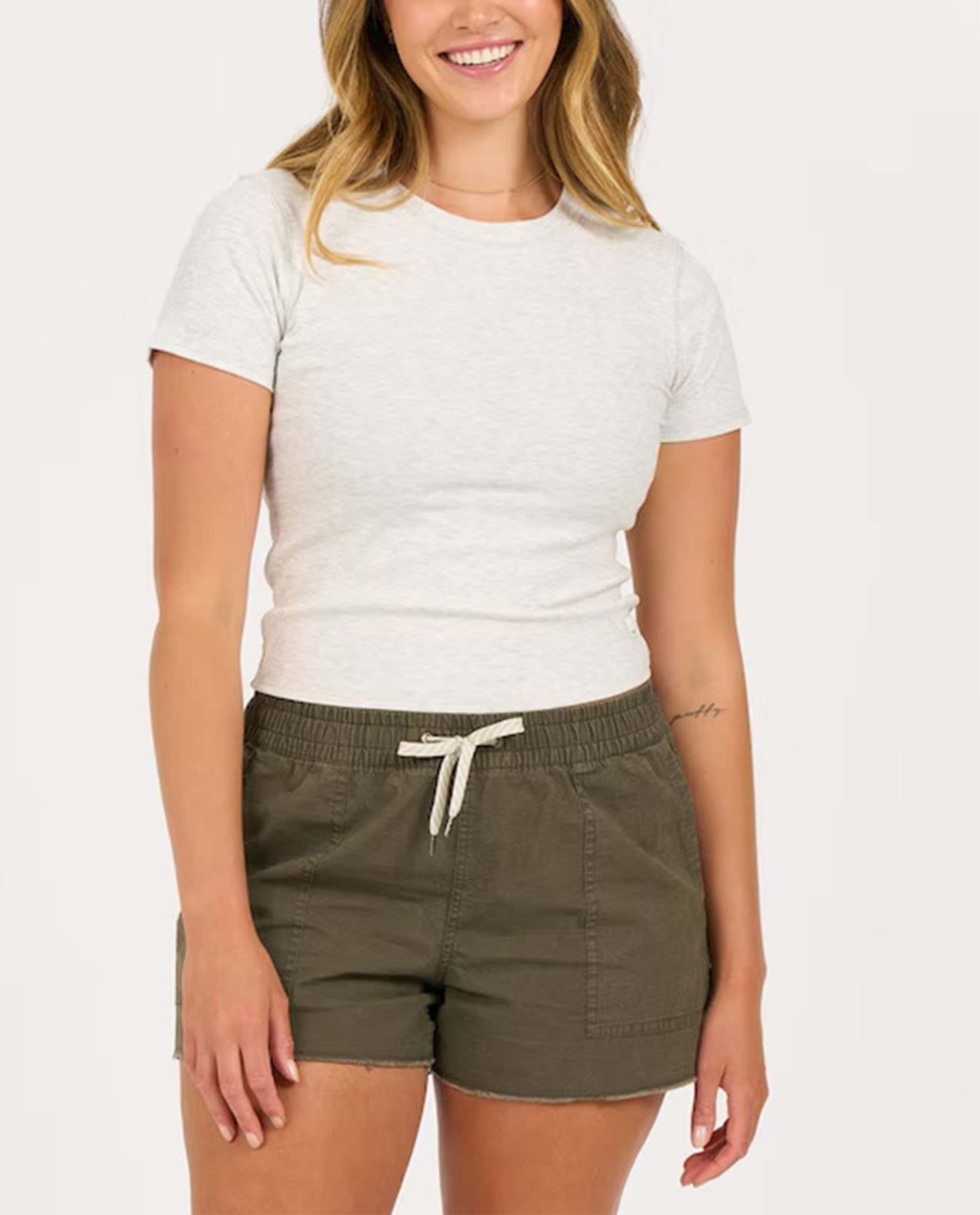 Womens Pose Fitted Tee