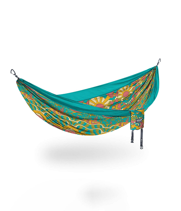 Giving Back Hammock in Earth | Cyan