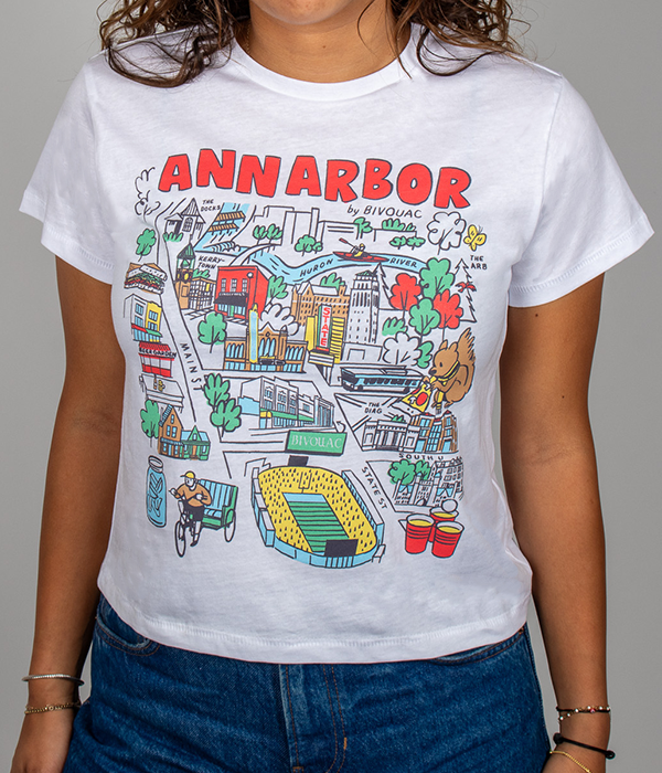 Womens Ann Arbor City Shirt