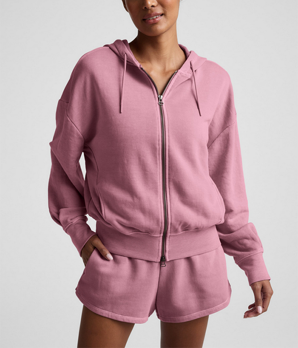 Womens Fade Out Full Zip Hoodie