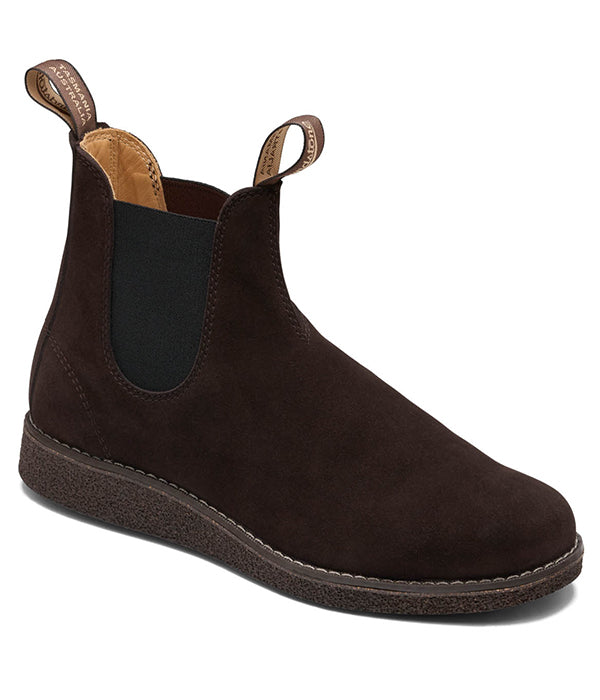 Unisex Aerocork Chelsea in Deepest Brown Suede