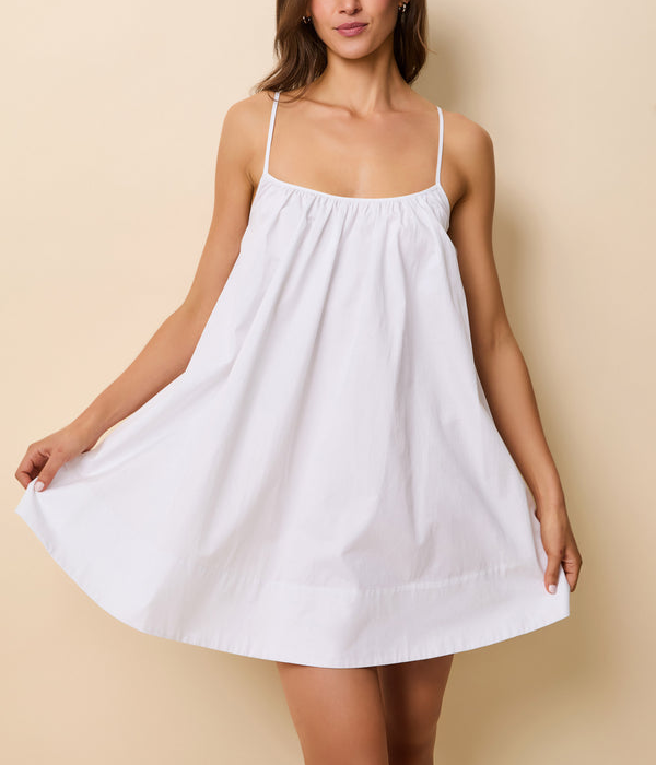Womens Lindsay Dress in Optic White
