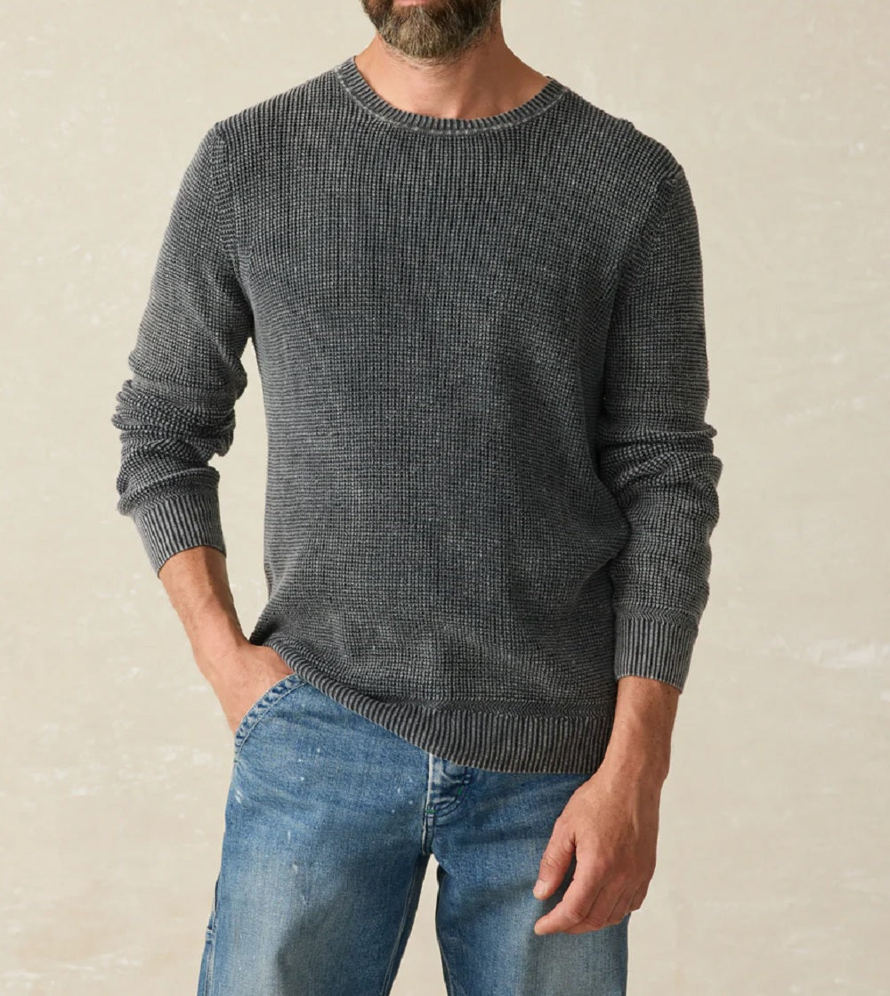 Mens Sunwashed Crewneck Sweater F25
