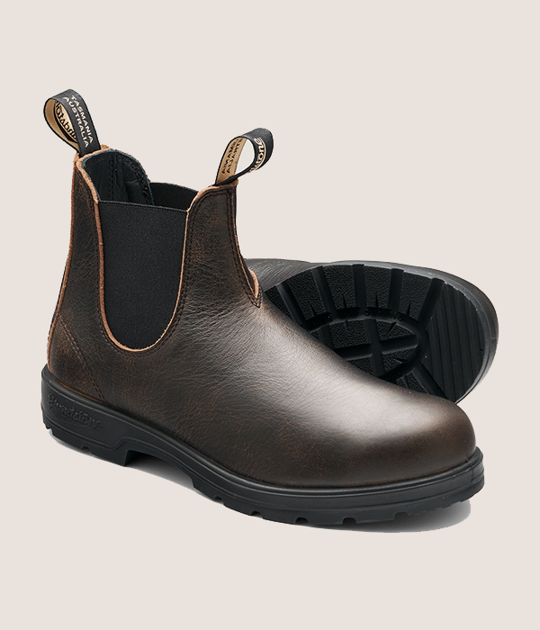 Womens Classic Chelsea Boots - Vintage Brown