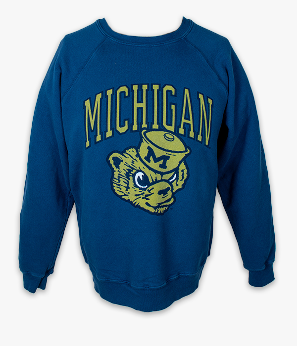 Unisex Michigan Wolverines Crewneck Sweatshirt