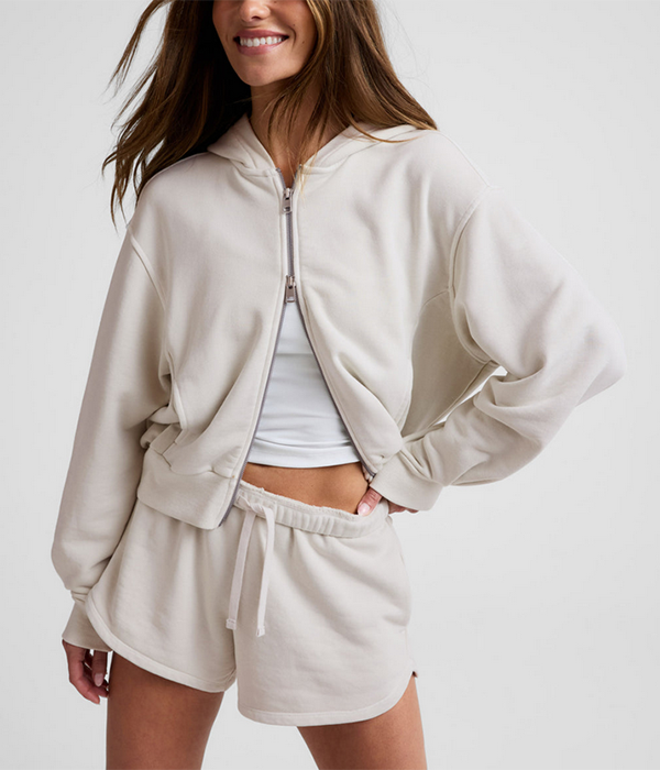 Womens Fade Out Full Zip Hoodie