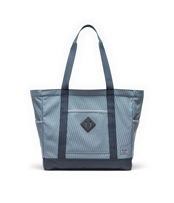 Herschel Heritage Tote in Blue Mirage Diamond/Sea Storm
