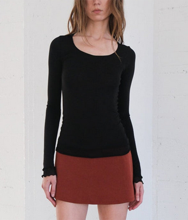 Womens Aria Mini Skirt w/ Built in Shorts