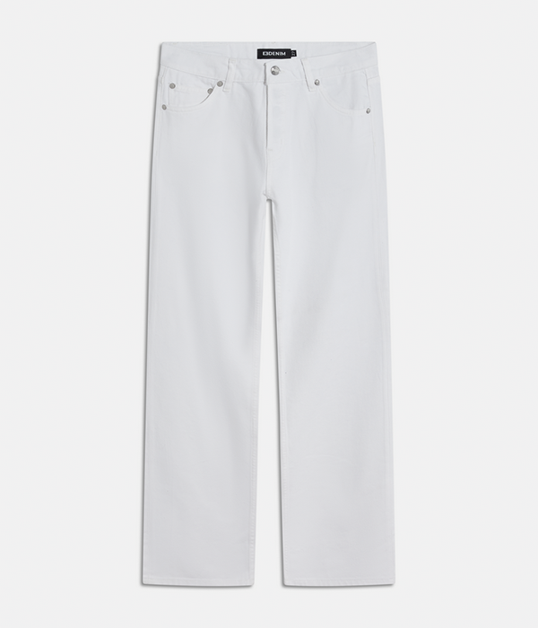 Womens EB Denim Low Rise Baggy in White