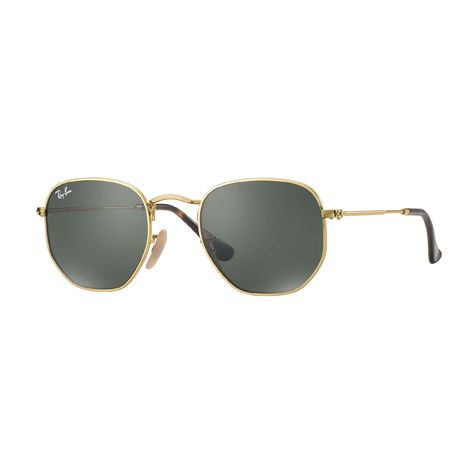 Hexagonal Flat Lense Greenclassic