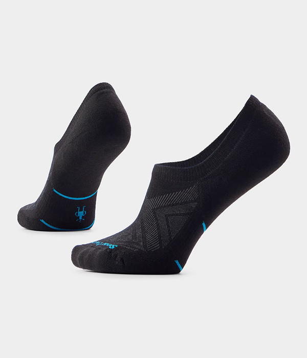 Womens Run Targeted Cushion No Show Socks