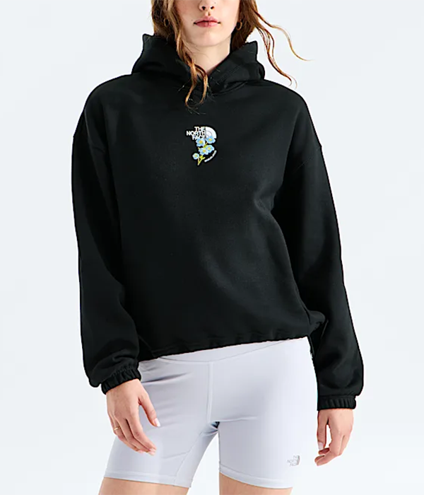 Womens Places We Love Hoodie—Himalayan Blue Poppy