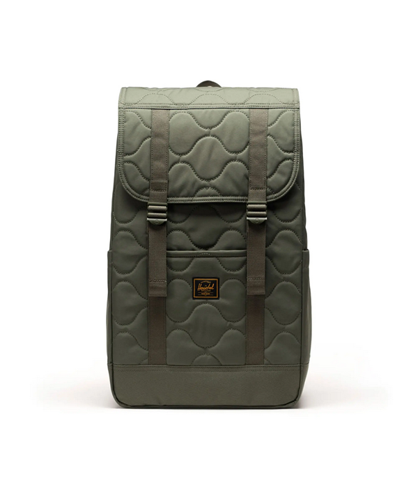 Herschel Retreat Quilted Capsule Backpack in Beetle