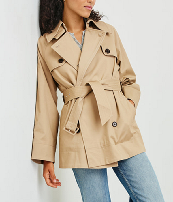 Womens Lucien Jacket in Taupe