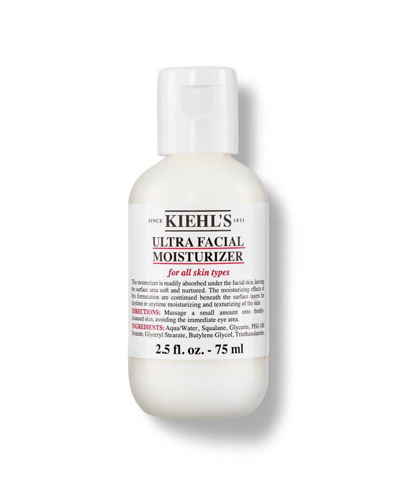 KIEHLS 2.5oz 75ml ULTRA FACIAL Moisturizer